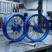 Ensemble complet de roues de moto Supermoto, jantes Supremoto avec moyeu et rayons pour WR 450F 2022