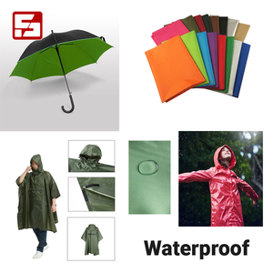 Tela de Tafetán de Poliéster Suave y Cómoda de 190t 210t, Tela de Tafetán <span class=keywords><strong>Pompadour</strong></span> para Forro, Tela Impermeable para Paraguas y Abrigos para Exteriores - Product Image 3