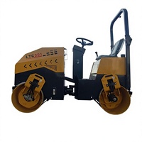 Compacteuse vibrante LTC301 1 tonne à double tambour 25 kN pour la réparation de chemins