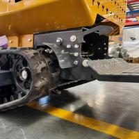Hebe- und Wendekettenkipper mit 1000kg Ladekapazität, Benzinbetriebener Transporter für Bauernhof, Dung, Erde und Kies