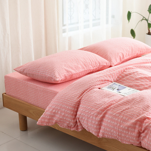 Home Series Ga Trải Giường Kẻ Sọc Cỡ Queen King Bộ Ga Trải Giường - Product Image 4