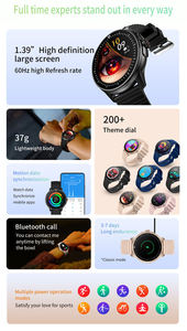 Reloj Inteligente ZW45 BT 2025, Estilo Deportivo para Exteriores, Pantalla HD de 1.39 Pulgadas, Monitor de Ritmo Cardíaco, Brújula, IP67, Premium - Product Image 6