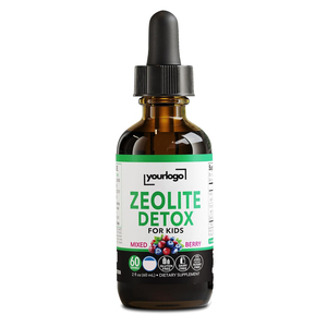 OEM Clinoptilolite Zeolite detoks tetes untuk anak-anak harian <span class=keywords><strong>Vitamin</strong></span> D <span class=keywords><strong>B12</strong></span> pengendali fokus tubuh suplemen kesehatan detoks pembersihan - Product Image 1