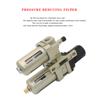 Unités FRL AC4010-04 avec port de 1/2 pouce, régulateur d'air, lubrificateur, filtre