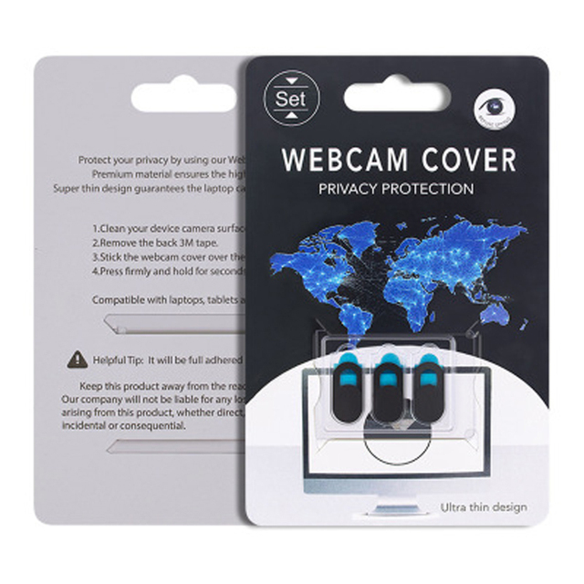 Custom Logo Laptop Webcam Cover Slider,HOCAYU 3 Pack Plastic Webcam Privacy Cover