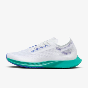Chaussures de course ultra-légères blanches en maille respirante avec plaque en carbone antidérapante pour marathon – Printemps, automne, hiver - Product Image 1