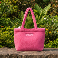 Sac fourre-tout tendance en polaire pelucheuse, grande capacité, style Teddy, collection 2026