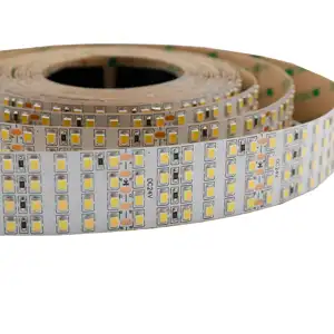 Kepadatan tinggi SMD2835 4 baris 480LED 28mm PCB led cahaya strip pengendali jarak jauh pita lampu LED strip