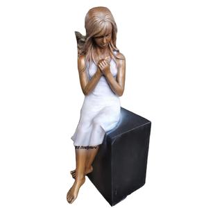 Op Maat Gemaakte Messing Hete Gietende Bronzen Liegende Dame Naakten Kunstsculpturen - Product Image 2