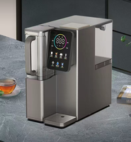 Purificateur d'eau électrique en plastique RO à quatre étapes de haute qualité, autonettoyant, avec eau chaude/froide/glace instantanée, modèle de comptoir, garantie 24 mois