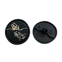 Boutons en alliage de zinc personnalisés avec logo CF Designer, boutons métalliques en gros pour manteaux, costumes, vêtements, fabricant, usine