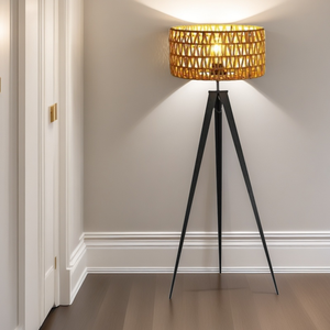 Lampadaire LED en fer moderne fait à la main avec tré<span class=keywords><strong>pied</strong></span> de base E26 pour salon chambre bureau décoration - Product Image 6