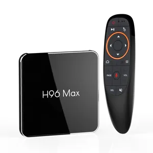 Оптовые продажи тв-приставка голосовое управление 4k-ТВ-приставка H96 MAX X2 android 4k S905X2 4 Гб 64 Гб голосовое дистанционное управление