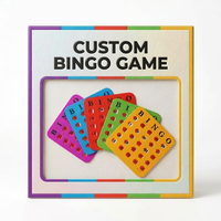 Jeu de cartes de Bingo : Entraînement à la logique, jeu de loterie, jeu de société de table, cartes en papier