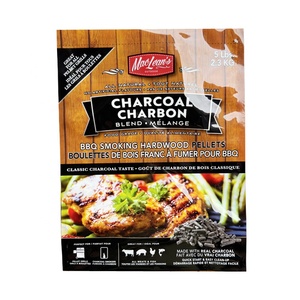 Bolsa de embalaje de <span class=keywords><strong>pellets</strong></span> de madera dura de impresión completa a prueba de humedad 5kg 10kg Embalaje de carbón Bolsas de plástico termoselladas - Product Image 4