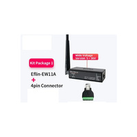 Port seri RS485 ke perangkat WiFi konverter modul server Mo-dbus proto-col transfer data vi-a Elfin-EW11A-0 WiFi
