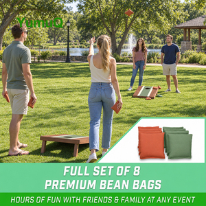 YumuQ Ensemble <span class=keywords><strong>de</strong></span> Cornhole Portable en Contreplaqué, Planches Pliantes avec 8 Sacs <span class=keywords><strong>de</strong></span> Haricots pour le Camping, la Plage et les <span class=keywords><strong>Jeux</strong></span> <span class=keywords><strong>de</strong></span> Jardin - Product Image 3