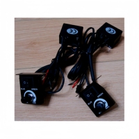 Invertisseur de feuille EL PYL PYL-EL-CAR-GK-02 DC12V, mode lumière constante, sortie 4 canaux, réglage de la luminosité/du coloris pour jauges de voiture EL