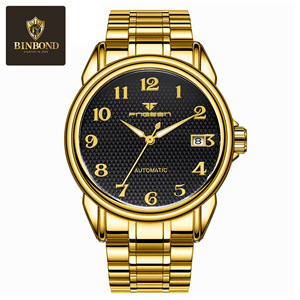 Fen Zun Mechanical Watch Automatic 30M Waterproof Stainless Steel Strap Luminous Men's Watch Model 6608 - Product Image 5