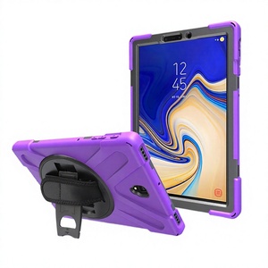 <span class=keywords><strong>เคส</strong></span>ซิลิโคนกันกระแทกสำหรับแท็บเล็ตแบบหนาพิเศษ พร้อมแม่พิมพ์เฉพาะสำหรับ <span class=keywords><strong>Tab</strong></span> <span class=keywords><strong>S4</strong></span> ขนาด 10.5 นิ้ว และขาตั้ง - Product Image 2