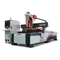 Xunke Venta Caliente Máquina CNC Router para Madera 4*9 pies, 3 Ejes, Husillo ATC de 9kW, Mesa de Vacío, Precio de Máquina CNC Router ATC para Madera