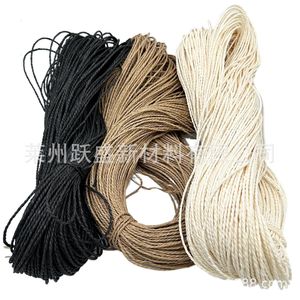 Le fabricant personnalise des cordes en papier à deux brins pour les cordes décoratives en papier DIY, y compris des cordes en papier raphia colorées. - Product Image 3