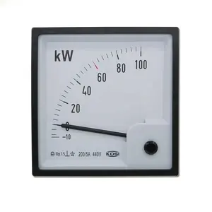 New Design WF96-X 3P4W -10-100kW 200/5A 440V Analog Panel Mounting kW Power Meter For Marine