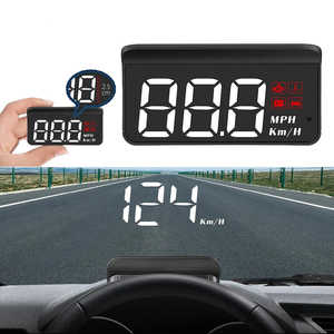 Projecteur GPS avec écran tactile pour voiture, affichage tête haute HUD OBD, affichage de la vitesse, de l'heure, de la boussole, du niveau, affichage embarqué, alarme de voiture - Product Image 1