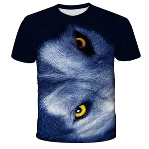 カスタム動物刺繍ブリンブリンTシャツ卸売デザイナー3D昇華Tシャツ