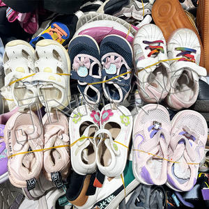 Высококачественные детские туфли с сетчатой хлопковой подкладкой и мягкой подошвой для мальчиков и девочек, оптовая партия б/у обуви для Того - Product Image 3