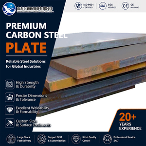 Placa de Acero al Carbono A36 S355 Laminada en Frío de 20 mm, 1250 mm, 12000 mm, Templada, ASTM A36 S235, para Torres de Energía Eólica - Product Image 1