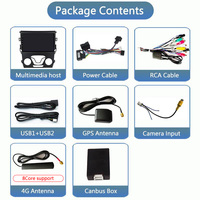 Radio Multimedia para Auto con Reproductor de Video, Navegación GPS, Carplay y Android Auto para Ford Mondeo 2014-2019