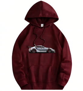Men's <strong>Hoodie</strong> 100% Cotton Casual <strong>Car</strong> Print Pocket Eco-Friendly &amp; Anti-Wrinkle Autumn <strong>Hoodie</strong> - Product Image 4