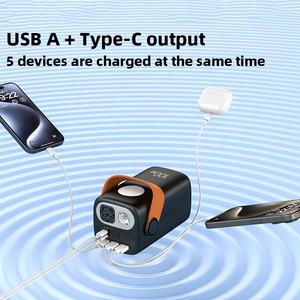 60000mAh <span class=keywords><strong>Powerbank</strong></span> 100W Type C Sortie 22.5W ABS Affichage LED Charge Super Rapide Prend En Charge Ordinateur Portable Montre Véritable Micro USB - Product Image 6