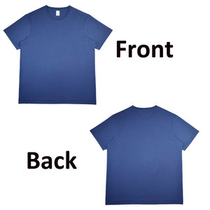 T-shirt da uomo stampabile su richiesta, 210g, misto cotone, tessuto ad alta elasticità, tinta unita, casual, per l'estate - Product Image 3