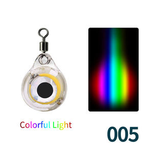 Leurre <span class=keywords><strong>de</strong></span> pêche à LED, grand œil <span class=keywords><strong>de</strong></span> poisson, 5 couleurs, Mini LED, sous-marine, goutte profonde, lumière d'attraction pour poisson avec pivot - Product Image 6