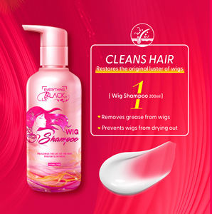 Le logo privé EVERYTHINGBLACK hydrate et protège le shampooing <span class=keywords><strong>synthétique</strong></span> pour perruques et extensions de cheveux humains - Product Image 4