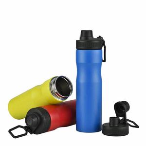 800ml Sports Water <b>Bottle</b> - Stainless Steel Single-layer Water <b>Bottle</b> - Portable for Sports and Cycling - Product Image 1