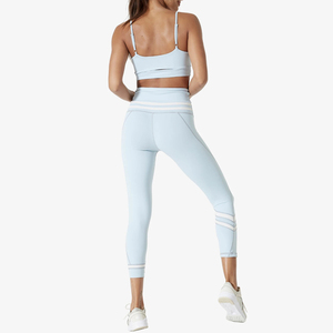 Reggiseno Sportivo Doyoga Sexy con Scollatura Bassa, Top Corto Fitness con Stampa, Incrocio Frontale, ad Alto Impatto, Senza Cuciture, Push-up - Product Image 3