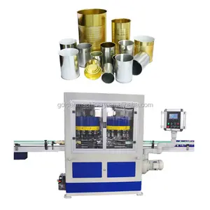 Necker Flanger Beader Three-station Combiner For Food Beverage Tin Can Box Making Machine