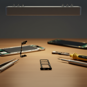 Bandeja SIM para Oppo Realme C3 Rmx2020, color negro, pieza de repuesto - Product Image 3