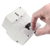 Casing Raspberry Pi 4 Model B ABS, Case DIN Rail Mount besar ruang dalam perlindungan cangkang Casing untuk RPI 4B grosir