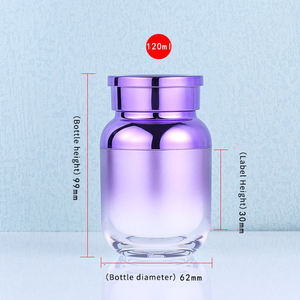 120 ml Custom <b>Plastic</b> <b>Jars</b> PS Bottles From Leading Manufacturing Plant - Product Image 4