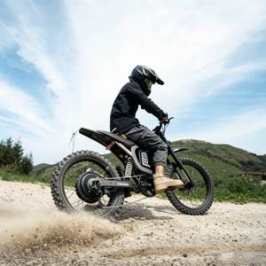 For R19 9000W Peak Power <b>72V</b> Electric Dirt Bike Off-Road High-Speed 96km/h Lithium <b>Battery</b> - Product Image 6