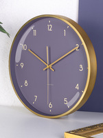 Horloge murale en métal, 1-12 pouces, style européen, créative, meilleures ventes, pour chambre à coucher et salon