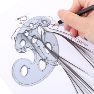 Plantillas <span class=keywords><strong>de</strong></span> Dibujo Reutilizables FOSKA, <span class=keywords><strong>Regla</strong></span> <span class=keywords><strong>de</strong></span> Dibujo Transparente Gris, Juego <span class=keywords><strong>de</strong></span> 3 Piezas <span class=keywords><strong>de</strong></span> Curvas Francesas <span class=keywords><strong>de</strong></span> Plástico para Proyectos Escolares o Domésticos - Product Image 5