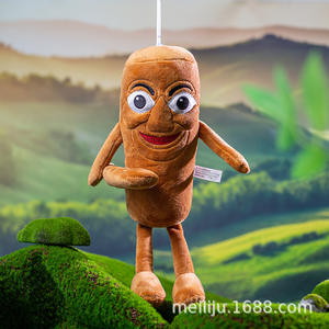 Juguete de peluche de <span class=keywords><strong>tiburón</strong></span> Cross-Border AI Shan Hai Jing Tralalelo Tralala Tung Tung Sahur con palo de madera y relleno de algodón PP - Product Image 1