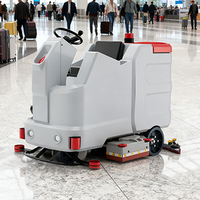 Nettoyeur de sols autoporté CleanHorse X11, grande capacité, double brosse, pour les supermarchés, machine de nettoyage commerciale