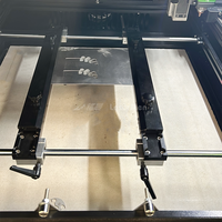 Machine de découpe laser à fibre de bureau LM-4030DF, nouvelle, petite, 800W, refroidie par air, pour la découpe et la gravure des métaux, économie d'énergie