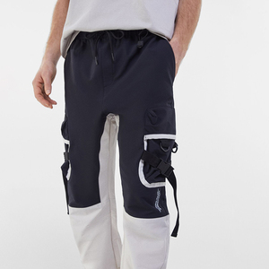 New Design Half Black Half White Techwear <strong>Trek</strong> <strong>Pants</strong> Hiking Tapered Waterproof Wind Breaker Polyamide <strong>Cargo</strong> <strong>Pants</strong> - Product Image 5